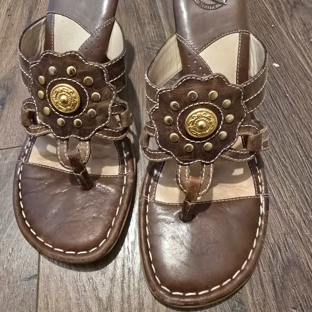 Nurture ladies dress wedge sandals